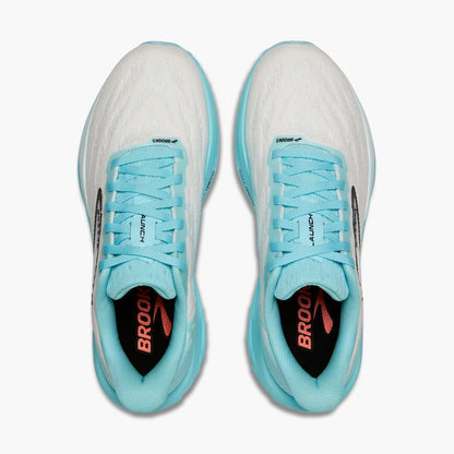 Brooks Launch 11 White/Atomizer/Pink Clay (Women's)