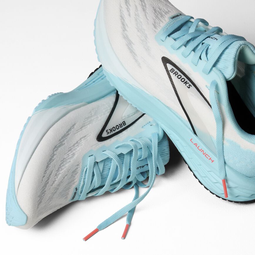 Brooks Launch 11 White/Atomizer/Pink Clay (Women's)