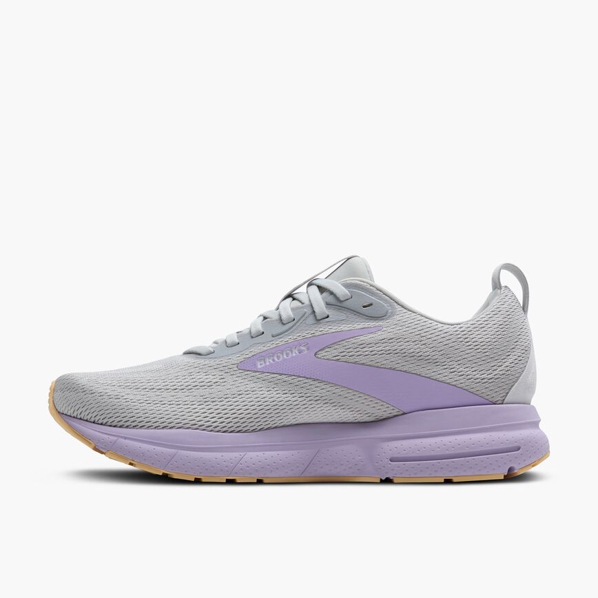 Brooks Trace 4 Oyster/Purple/Sherbert (Women's)