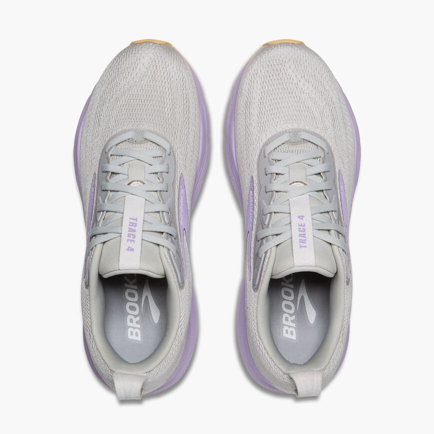 Brooks Trace 4 Oyster/Purple/Sherbert (Women's)