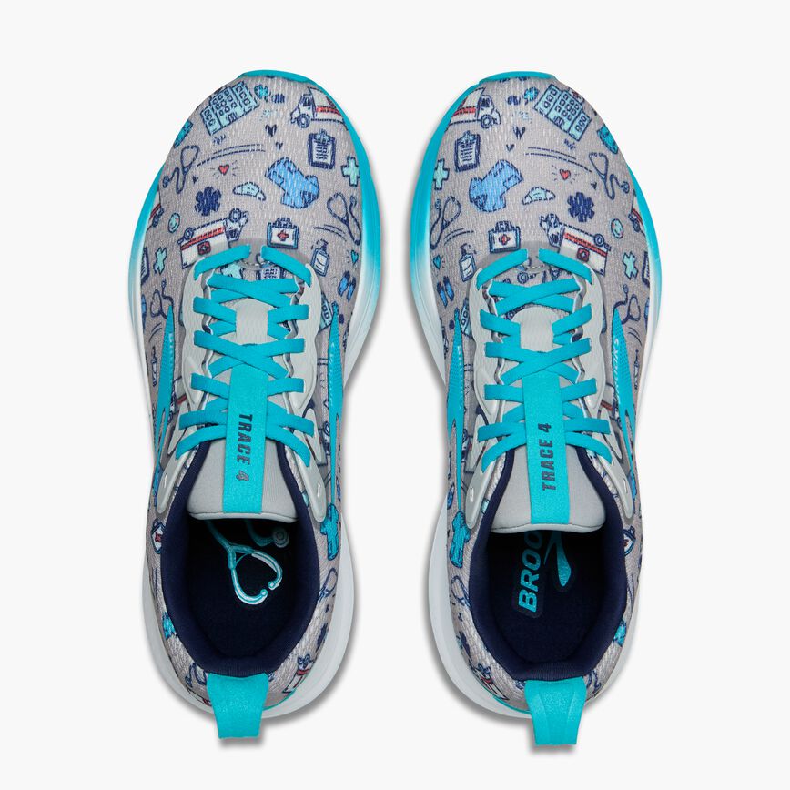 Brooks Trace 4 Grey/Blue/Red (Women's)