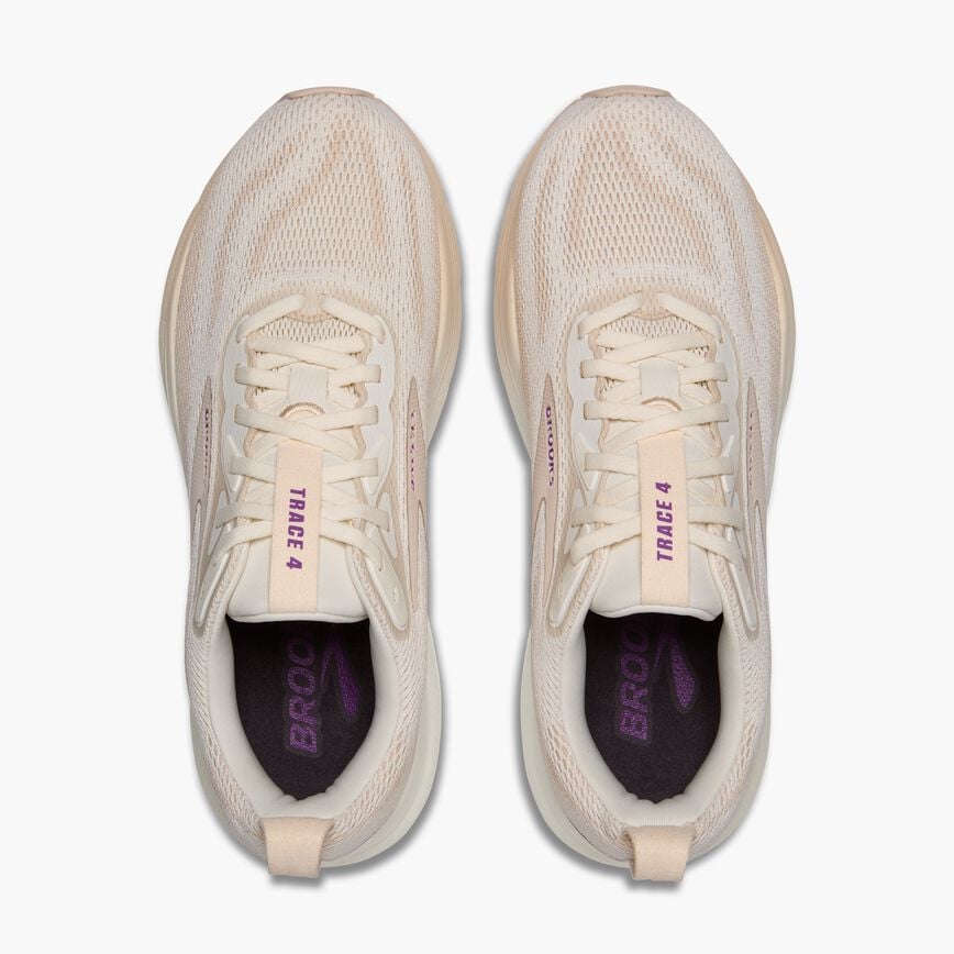 Brooks Trace 4 Coconut Milk/Almond/Purple (Women's)