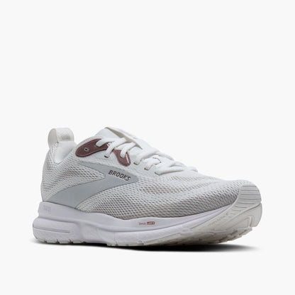 Brooks Trace 4 White/Oyster/Rose (Women's)