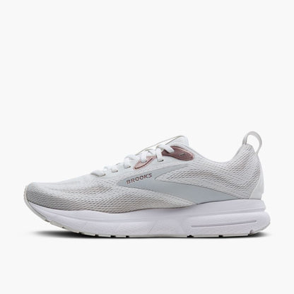 Brooks Trace 4 White/Oyster/Rose (Women's)