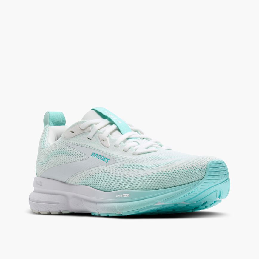 Brooks Trace 4 Bright White/Limpet/Oyster (Women's)