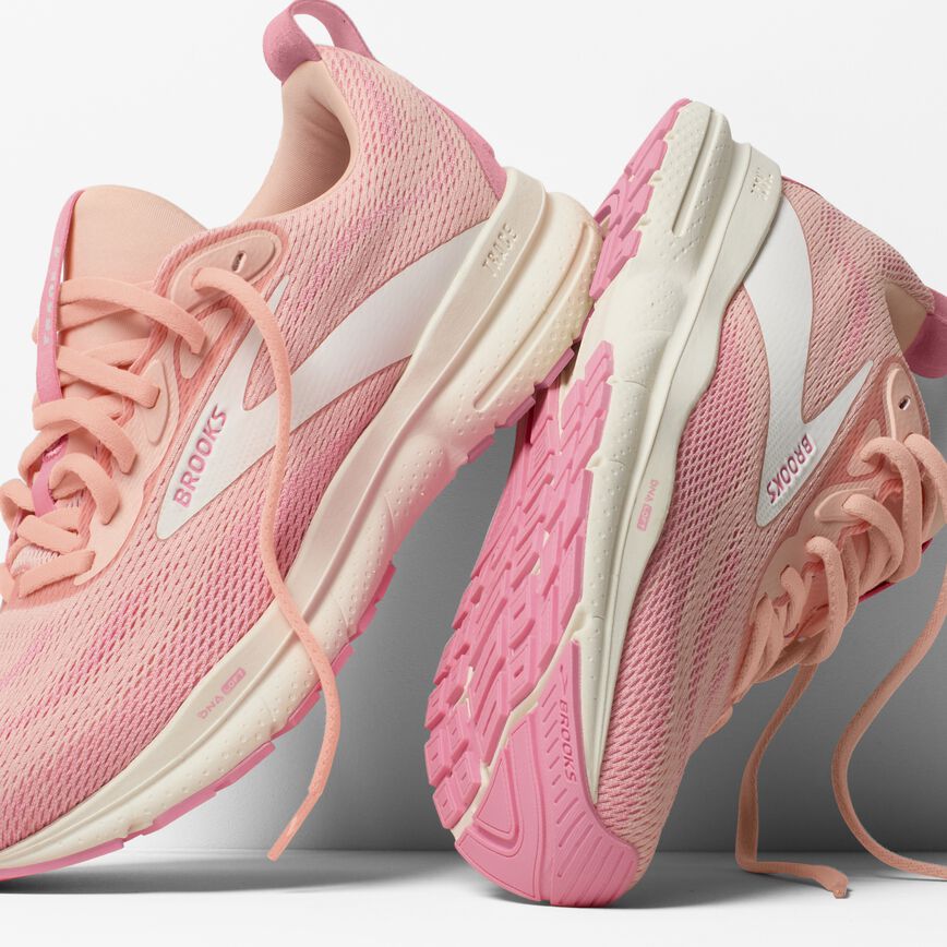 Brooks Trace 4 Tropical Peach/Dianthus/Grey (Women's)