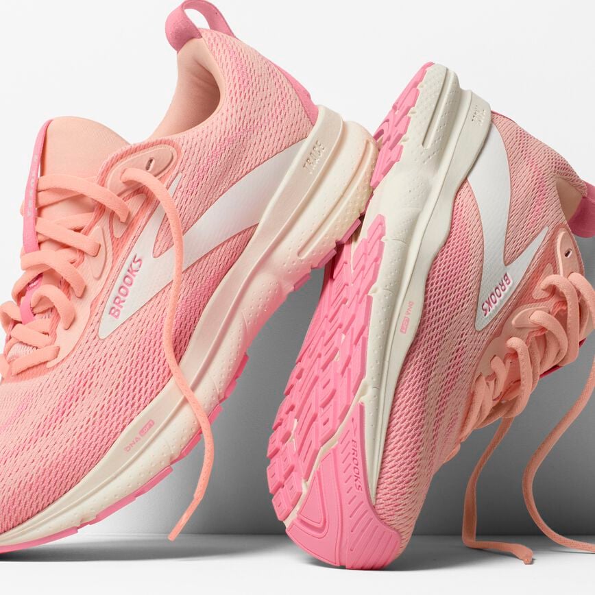 Brooks Trace 4 Tropical Peach/Dianthus/Grey (Women's)