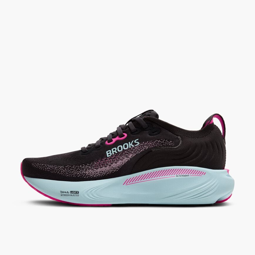 Brooks Adrenaline GTS 25 Black/Cyber Pink/Iced Aqua (Women's)