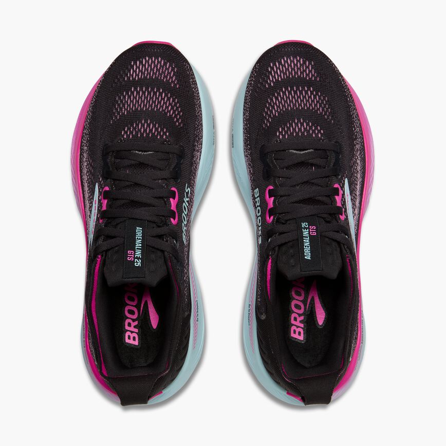Brooks Adrenaline GTS 25 Black/Cyber Pink/Iced Aqua (Women's)
