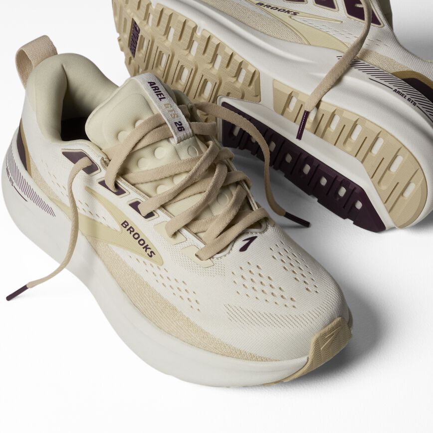 Brooks Ariel GTS 26 Coconut/Sand/Potent Purple (Women's)