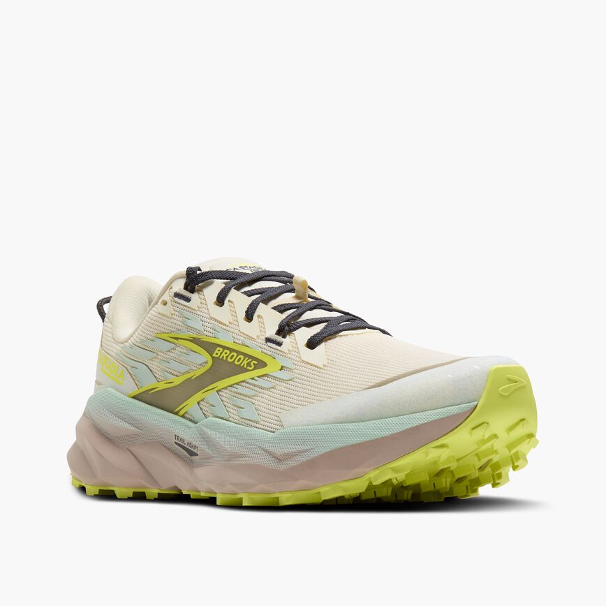 Brooks Cascadia 19 Coconut/Misty Blue/Ebony (Women's)