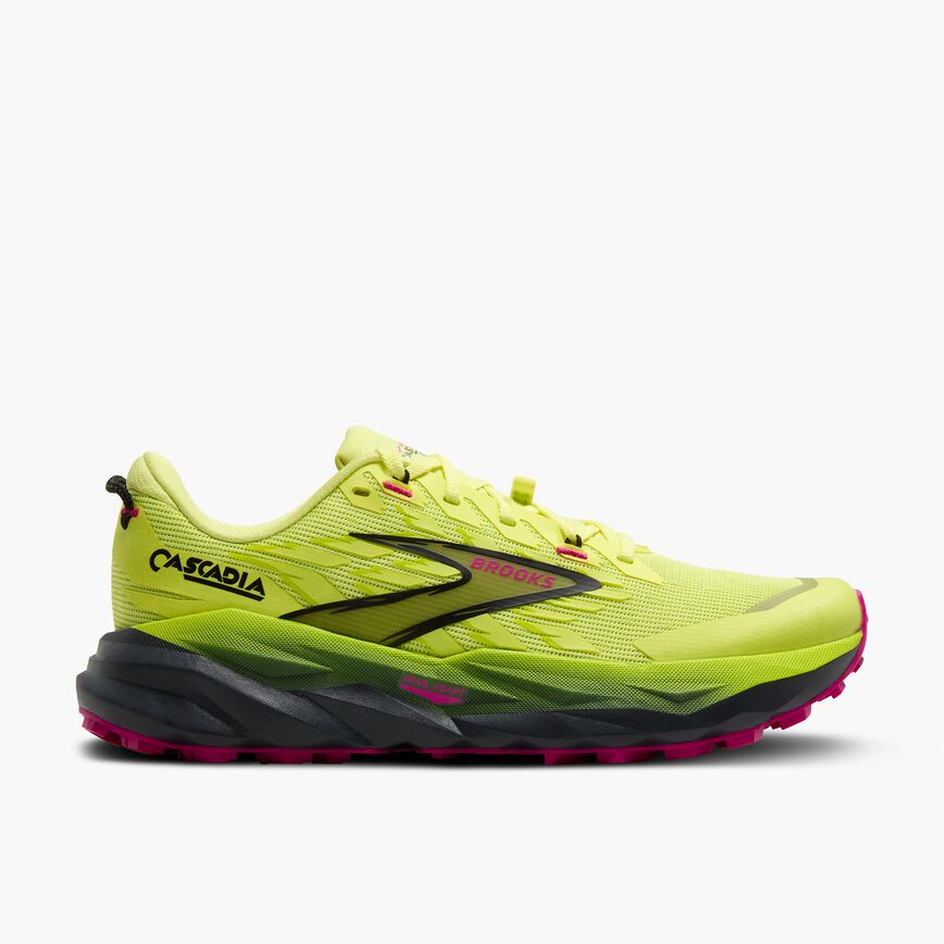 Brooks Cascadia 19 Sunny Lime/Black/Magenta (Women's)