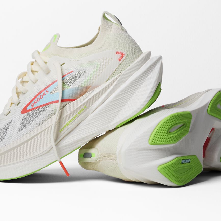 Brooks Hyperion Max 3 Coconut/Green Gecko/Pink Clay (Women's)