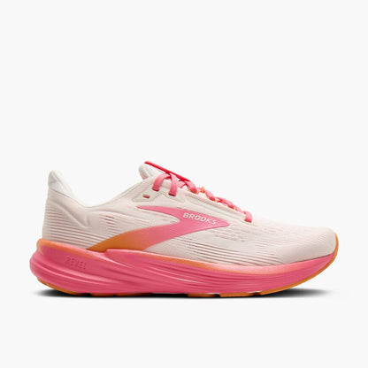 Brooks Revel 8 White/Pink/Tangerine (Women's)