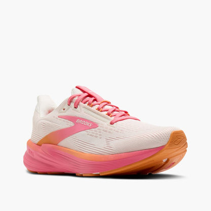 Brooks Revel 8 White/Pink/Tangerine (Women's)