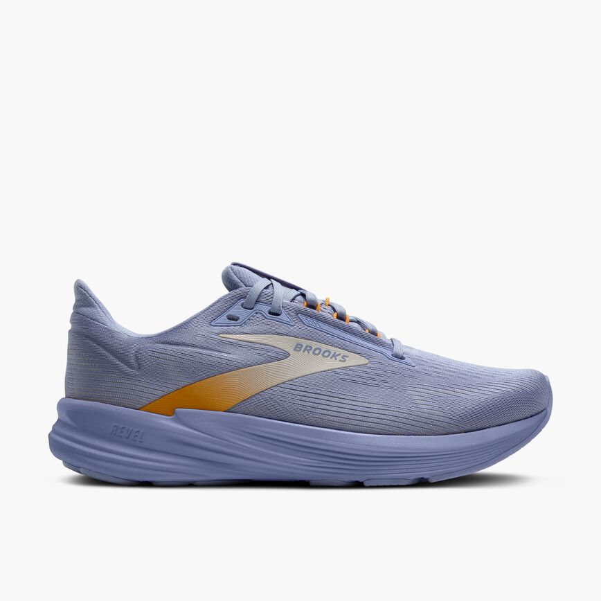 Brooks Revel 8 Blue Heron/Coconut/Orange (Women's)