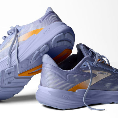 Brooks Revel 8 Blue Heron/Coconut/Orange (Women's)
