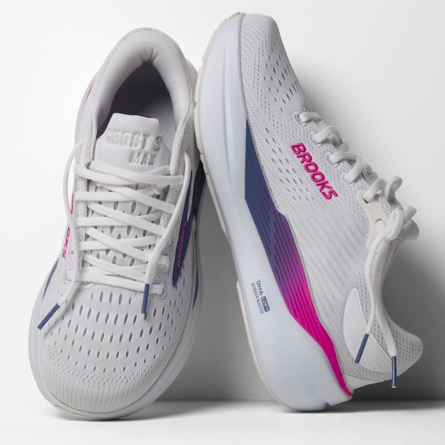 Brooks Ghost Max 3 White/Moonlight/Pink (Women's)