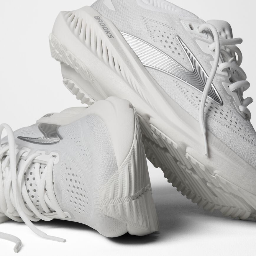 Brooks Glycerin 23 White/Oyster/Silver (Women's)