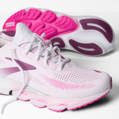 Brooks Glycerin Flex White/Cyber Pink/Argyle (Women's)