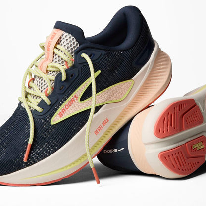 Brooks Revel Max Indigo/Pastel/Quince (Women's)