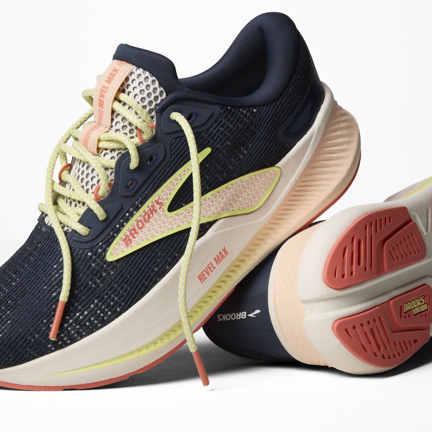 Brooks Revel Max Indigo/Pastel/Quince (Women's)