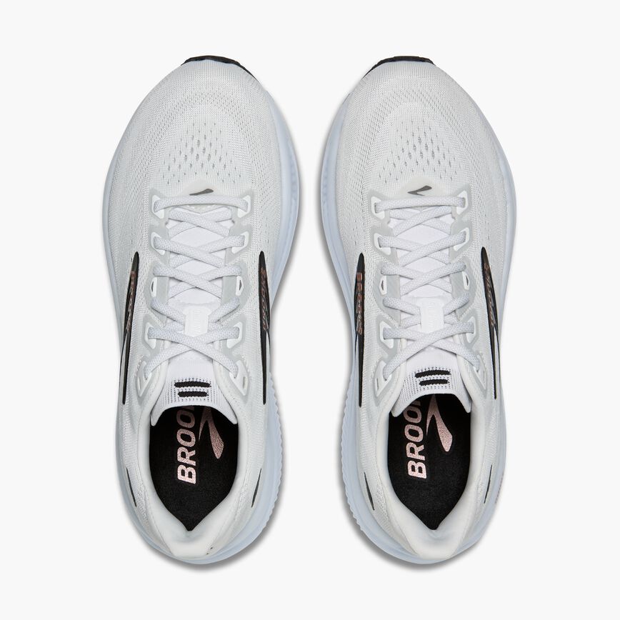 Brooks Ghost 18 White/Black/Rose Gold (Women's)