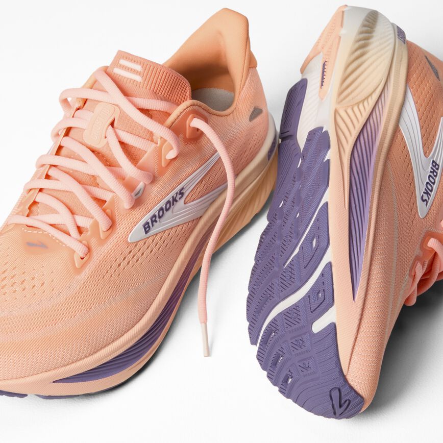 Brooks Ghost 18 Peach/Grape/Coconut (Women's)