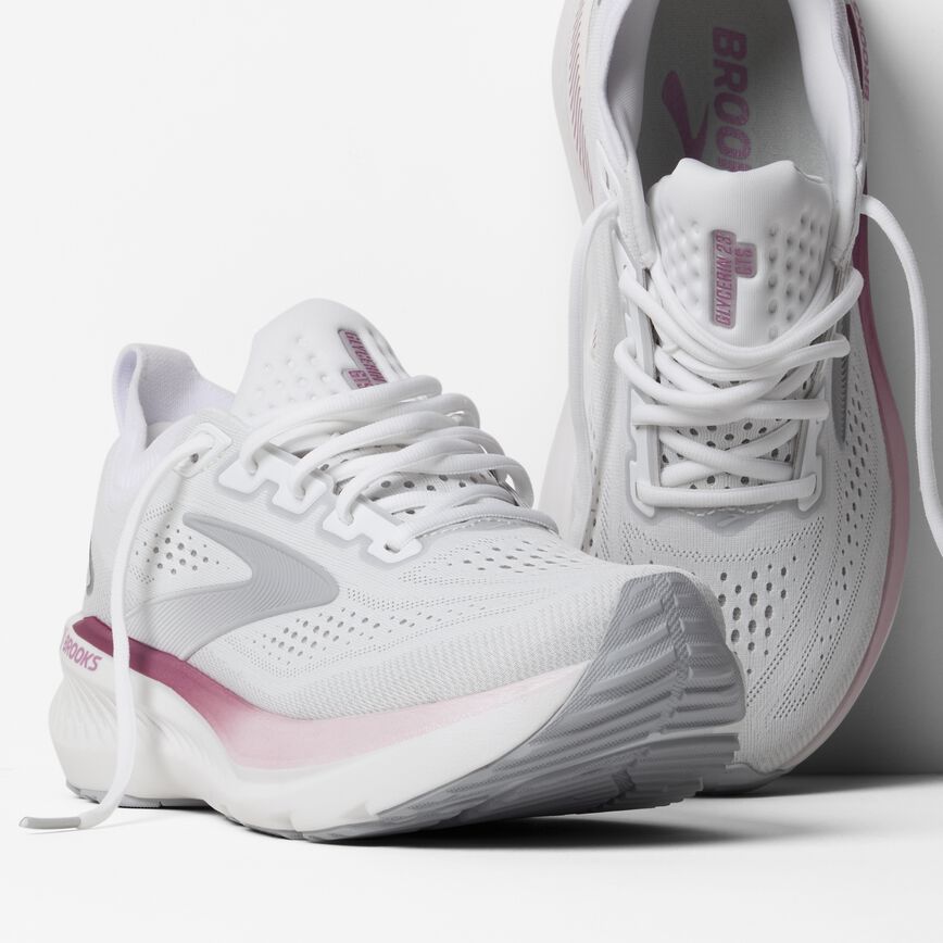 Brooks Glycerin GTS 23 White/Harbor Mist/Metallic (Women's)