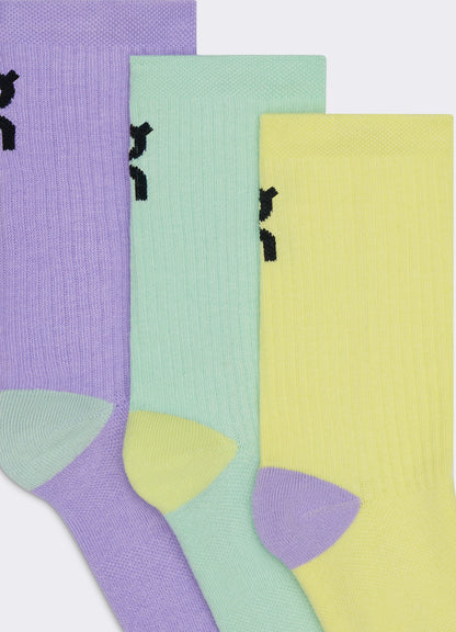 On Logo Sock High 3P Kids Bloom | Creek