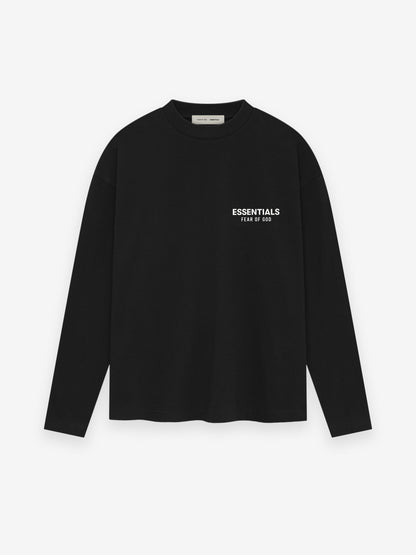 Essentials Classic Long Sleeve Tee Vintage Black