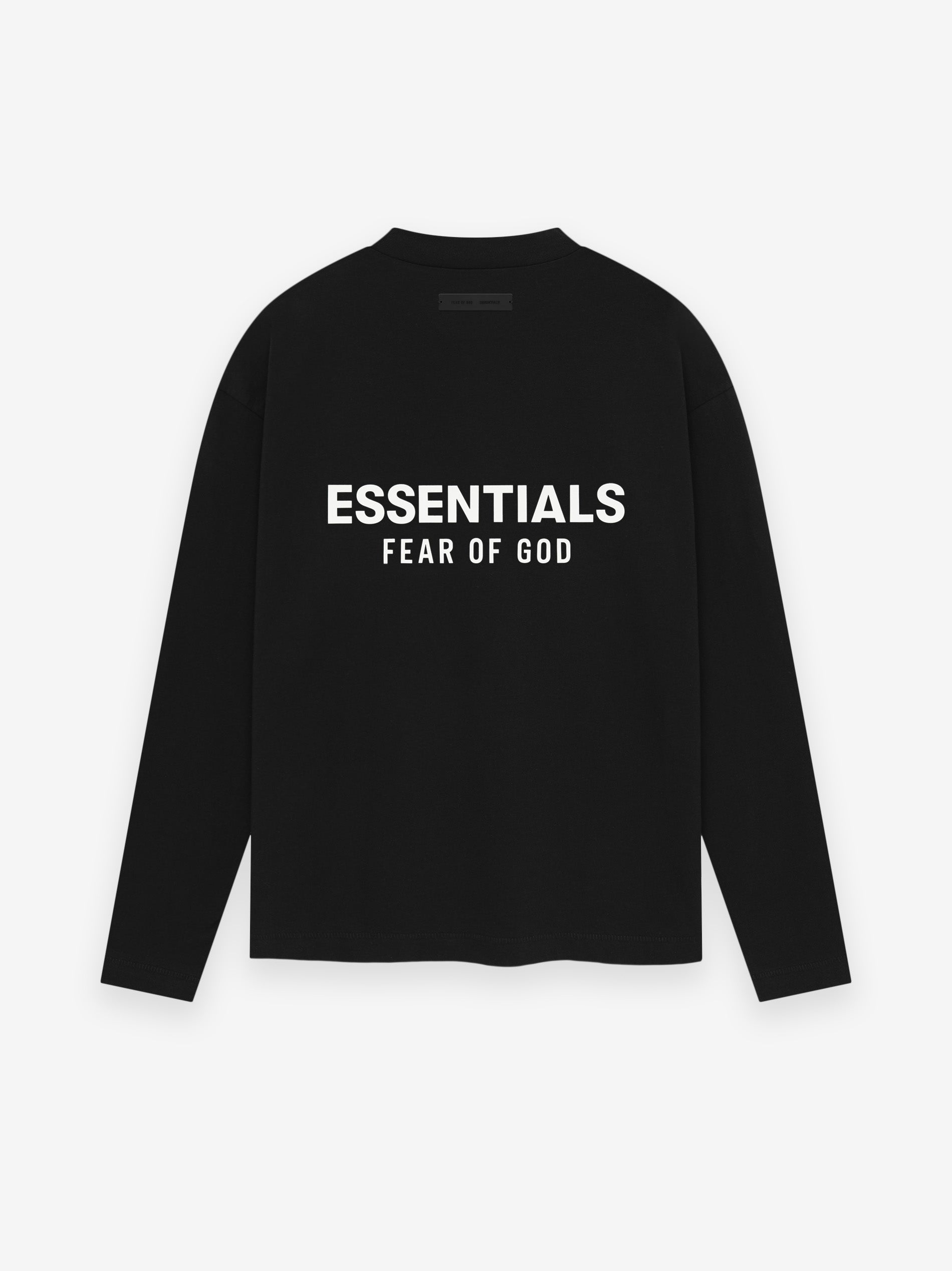 Essentials Classic Long Sleeve Tee Vintage Black