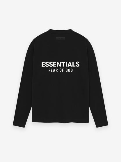 Essentials Classic Long Sleeve Tee Vintage Black