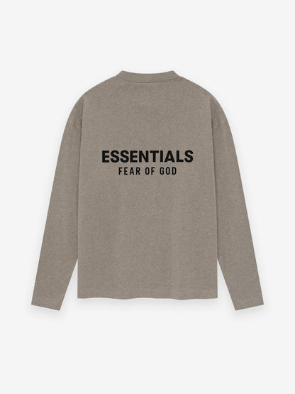 Essentials Classic Long Sleeve Tee Homestead Heather