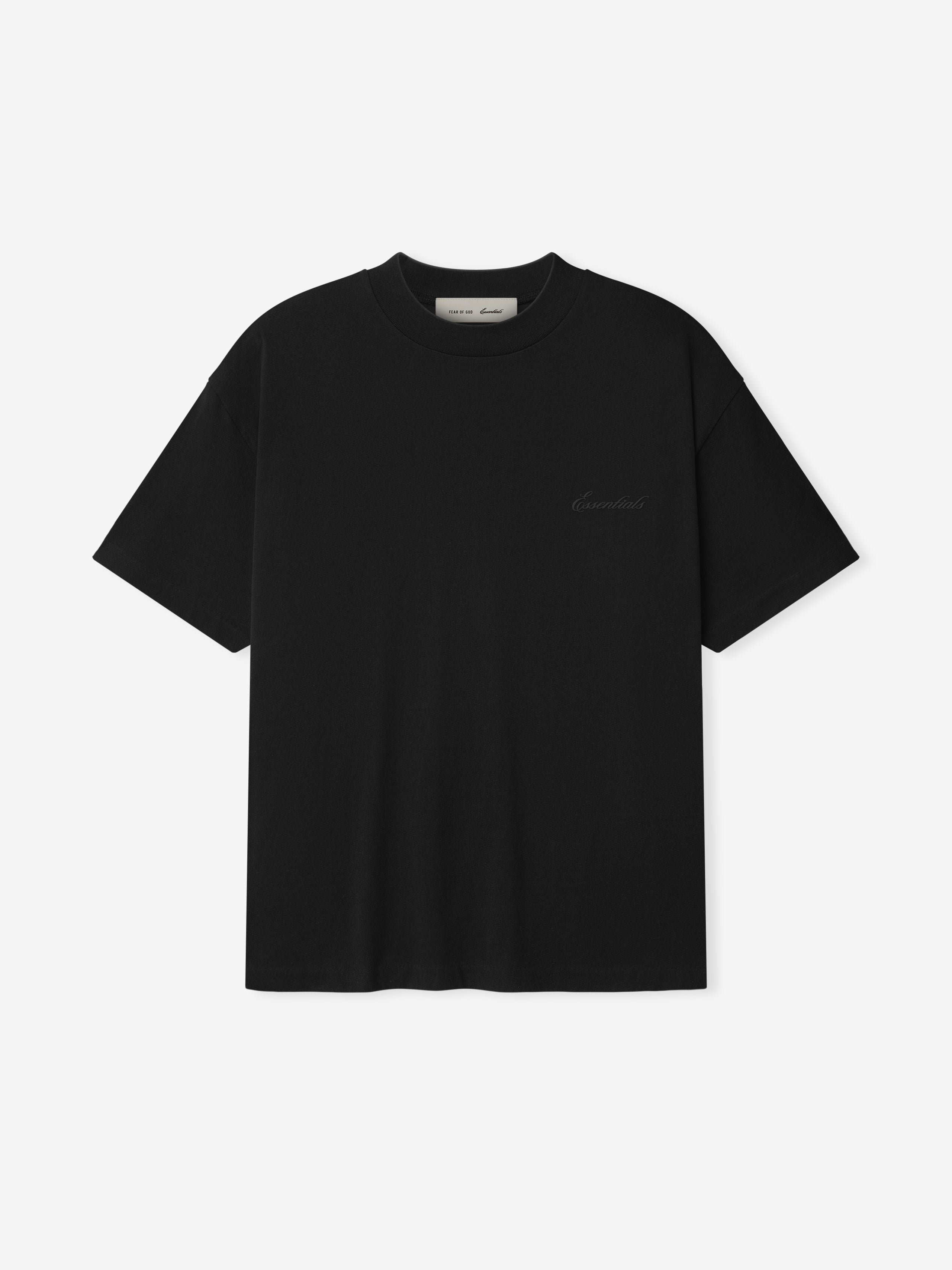 Essentials Signature Ss26 Classic Tee Vintage Black