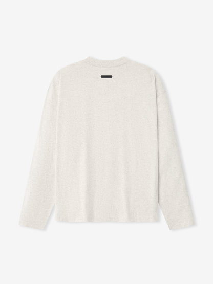Essentials Essentials Classic Long Sleeve Tee Oatmeal Heather