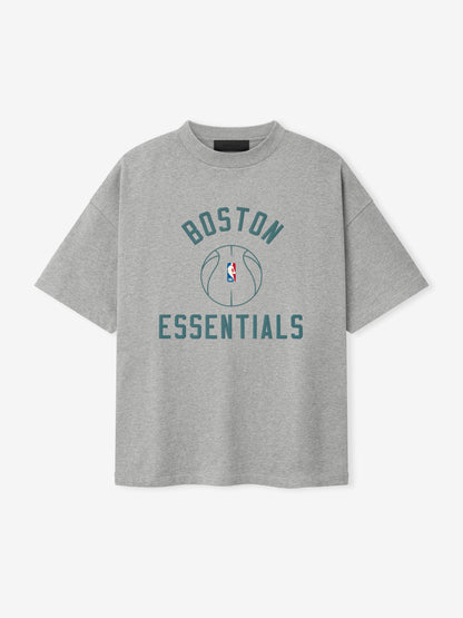 Essentials Celtics X Barkley Hendricks 90S Tee Concrete Heather