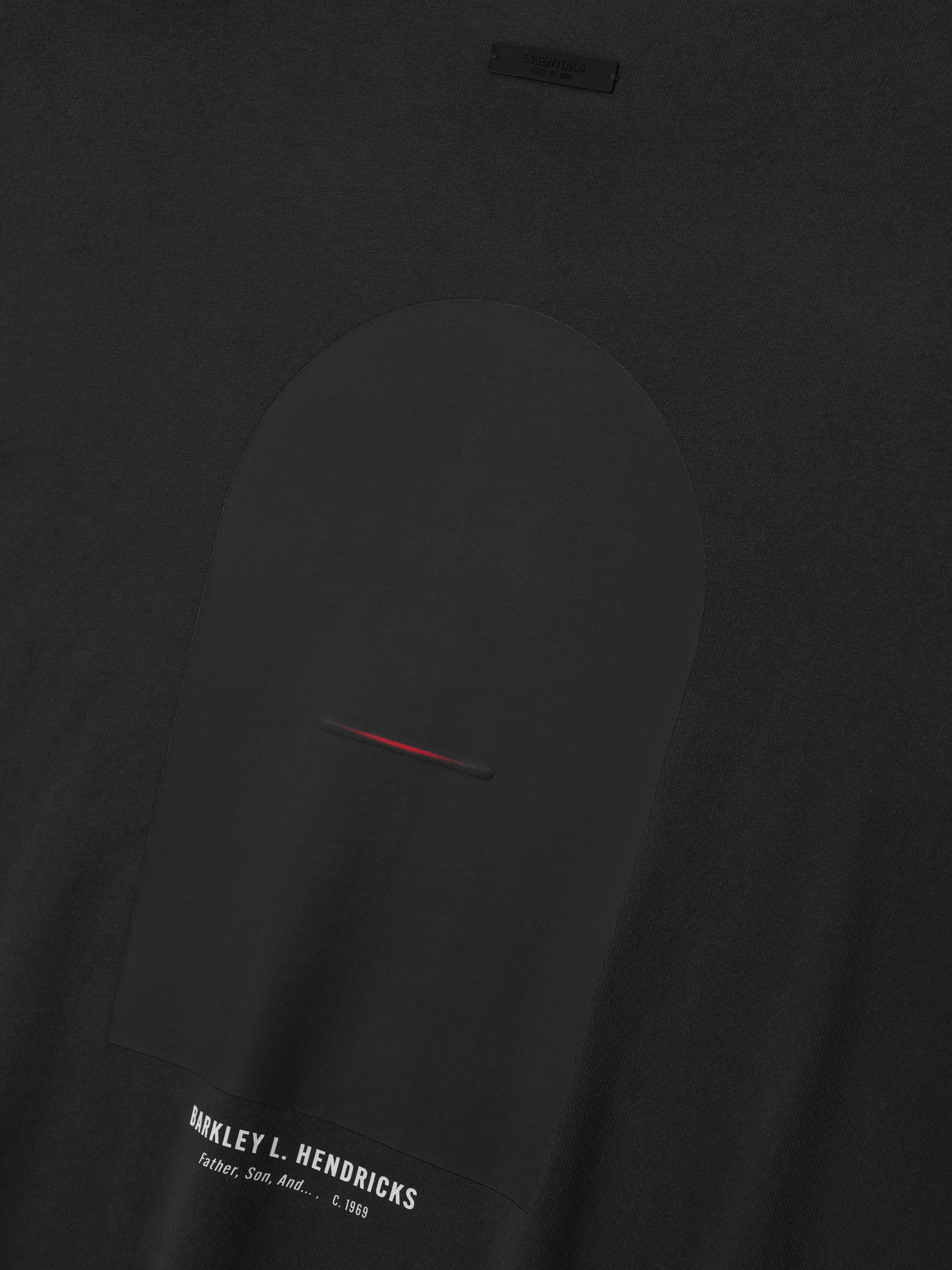 Essentials Nba X Barkley Hendricks Long Sleeve V-Neck Tee Faded Black