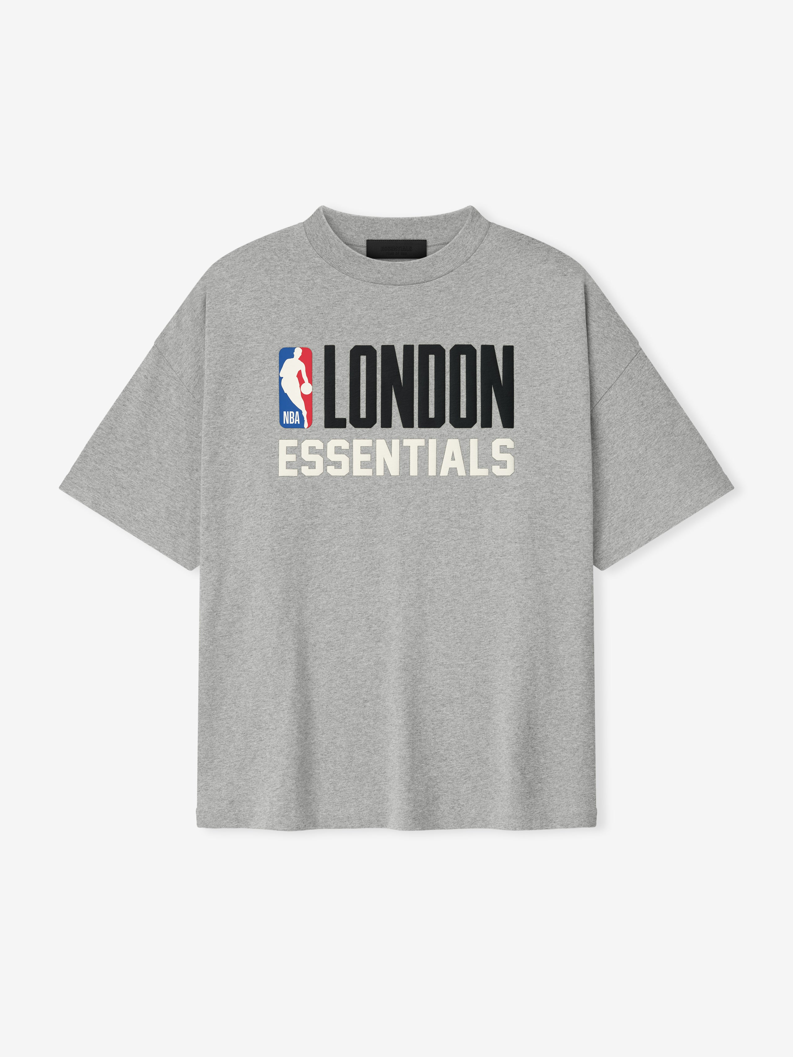 Essentials London 90S Fit Tee Concrete Heather