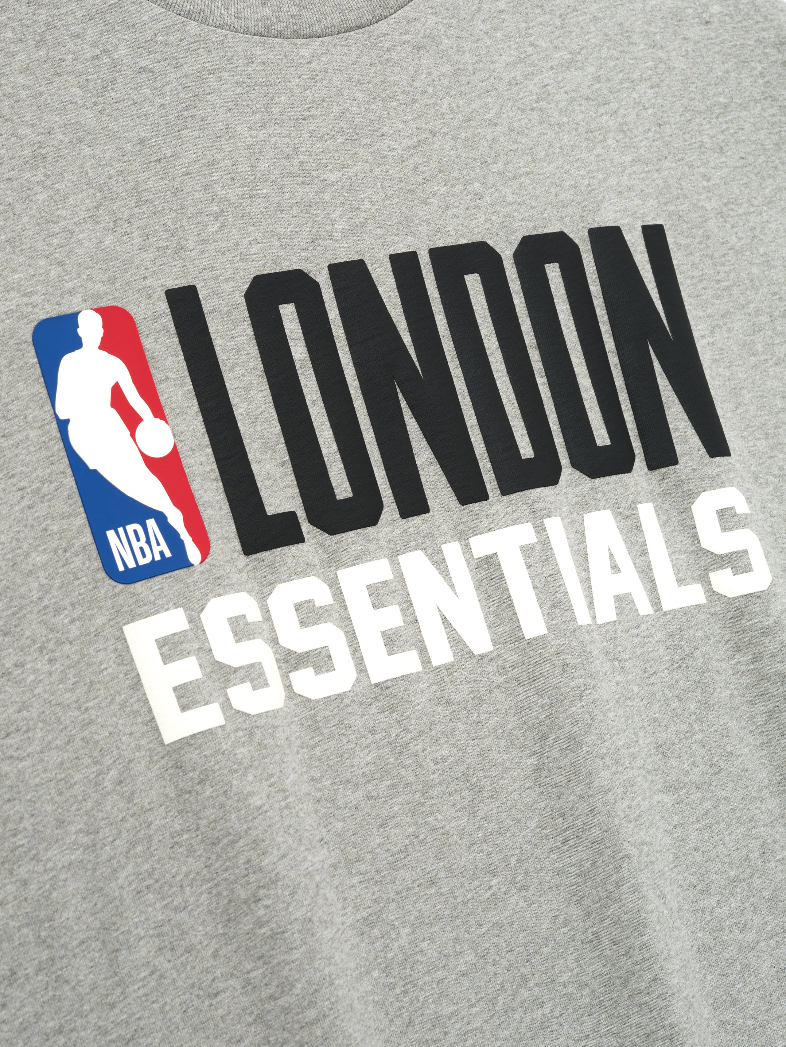 Essentials London 90S Fit Tee Concrete Heather