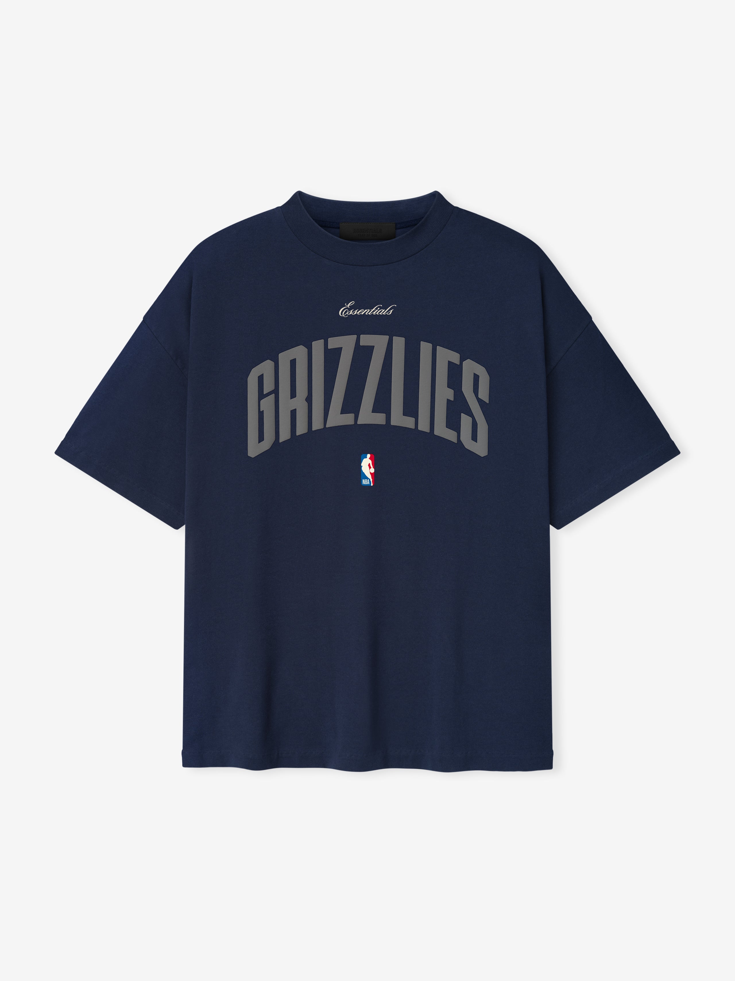 Essentials Memphis Grizzlies 90S Fit Tee Midnight Navy