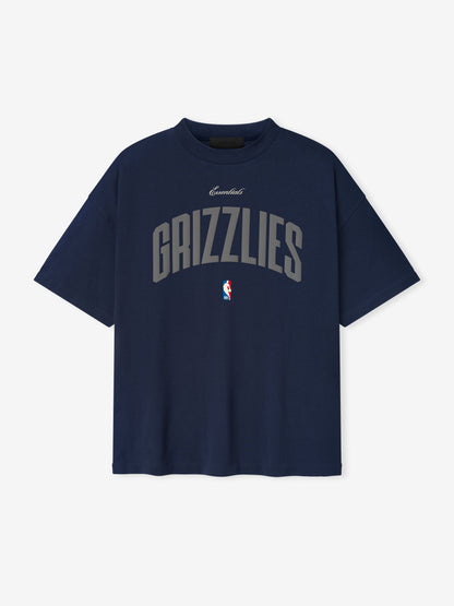 Essentials Memphis Grizzlies 90S Fit Tee Midnight Navy