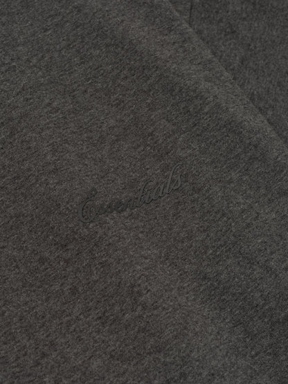 Essentials Embroidered Classic Short Sleeve Tee Charcoal Heather
