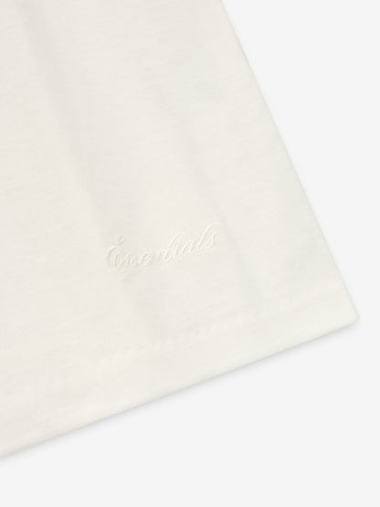 Essentials Embroidered Essential Tank Ivory