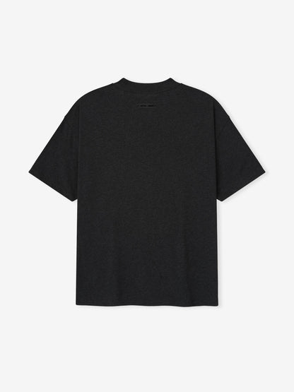 Essentials Embroidered Essential Tee Vintage Black