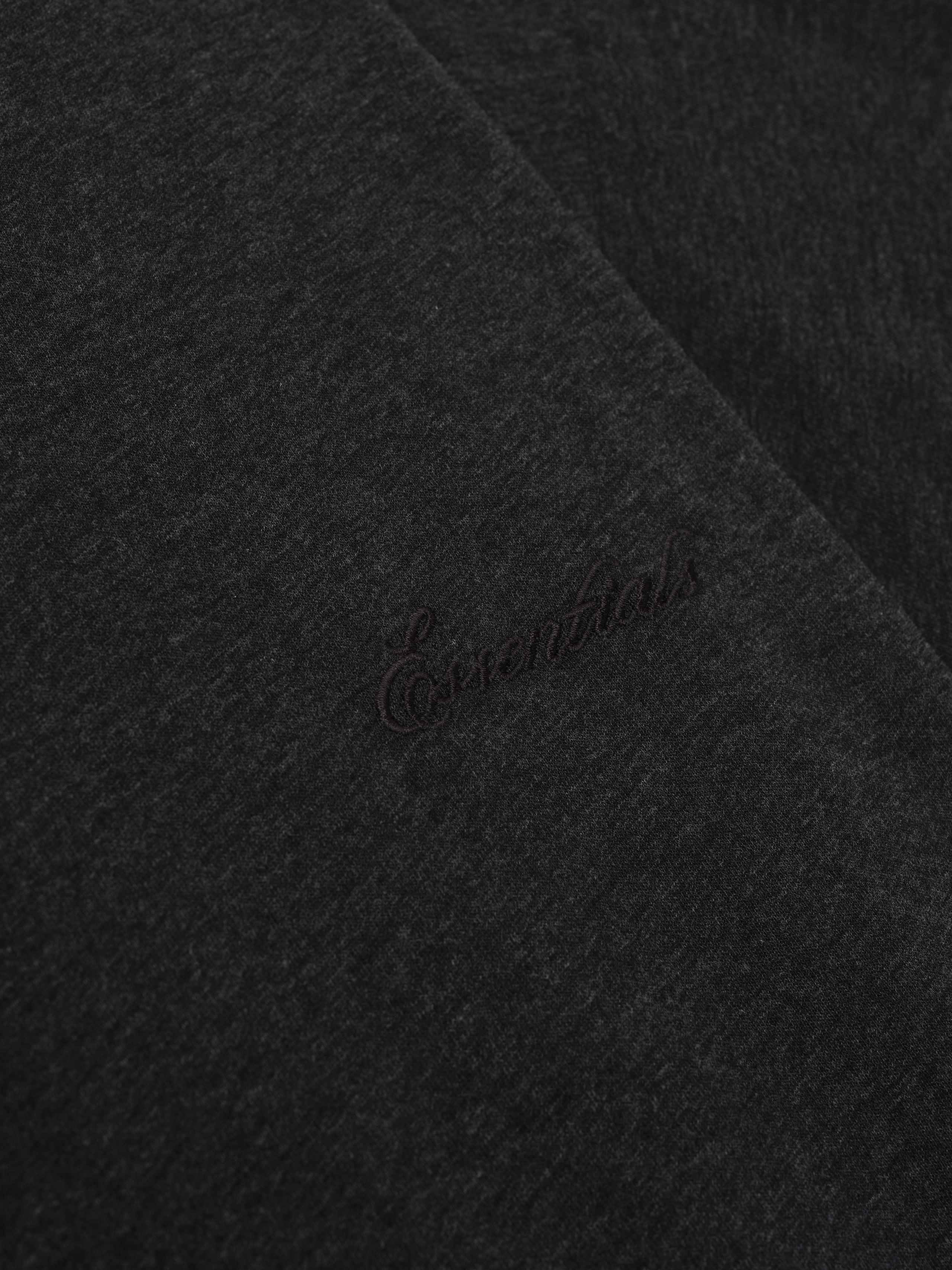 Essentials Embroidered Essential Tee Vintage Black