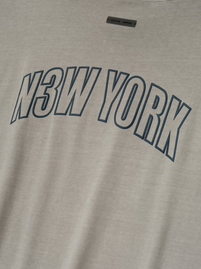 Essentials New York 90S Tee Smoke Grey
