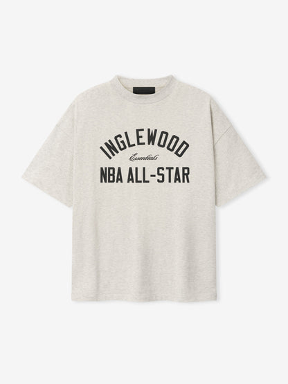 Essentials Inglewood X All Star Weekend '26 90S Tee Oatmeal Heather