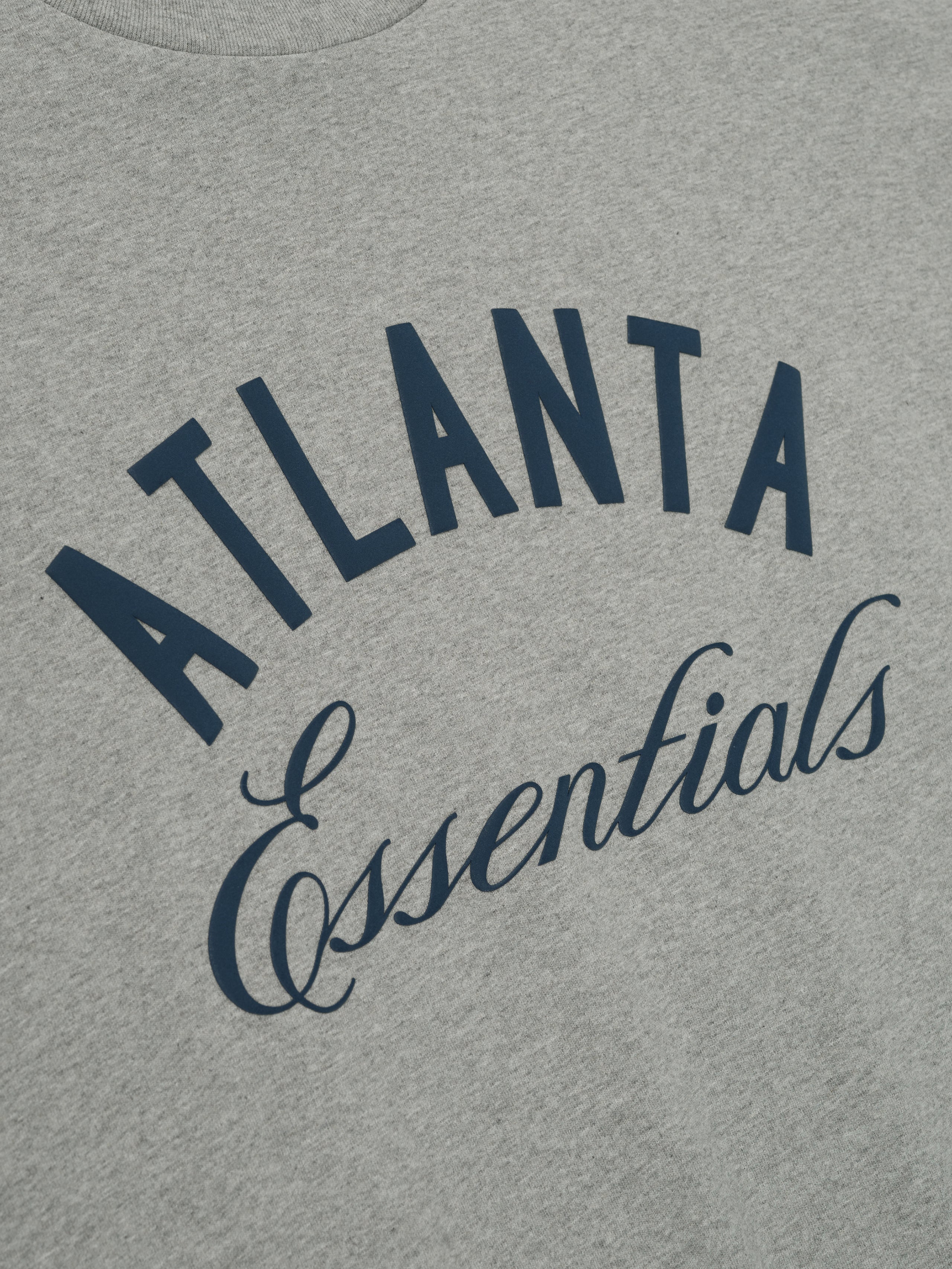 Essentials Braves 90S Tee Concrete Heather