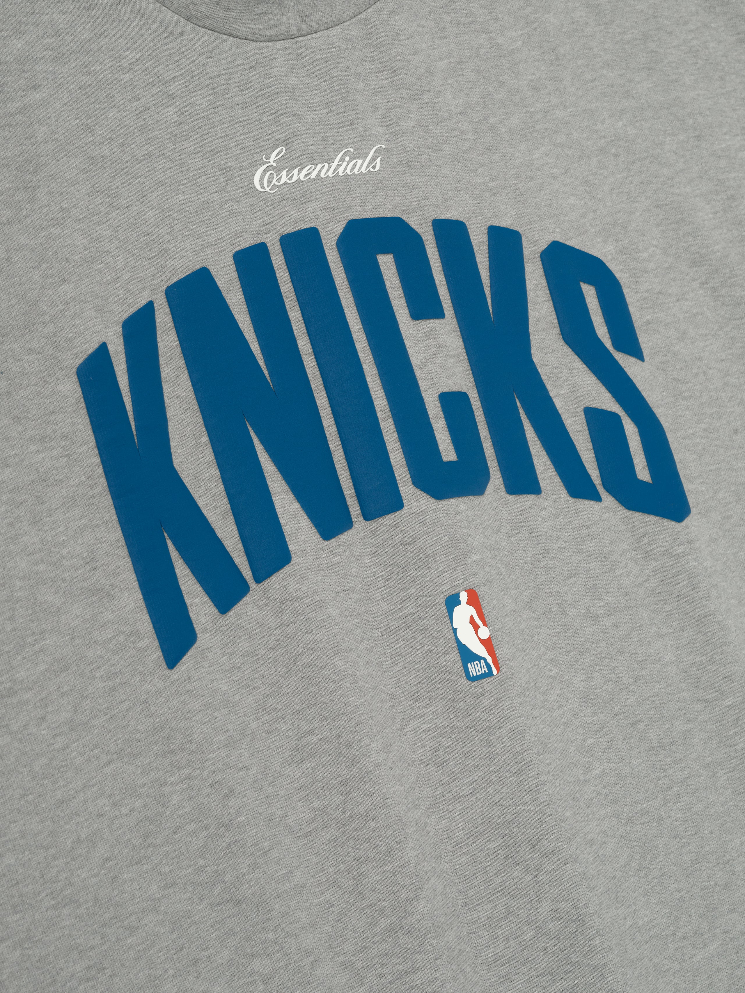 Essentials Knicks 90S Tee Concrete Heather